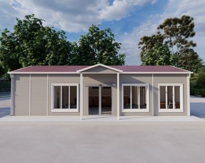 66m² Tek Katlı Prefabrik Banka Binası  66m² Tek Katlı Prefabrik Banka Binası