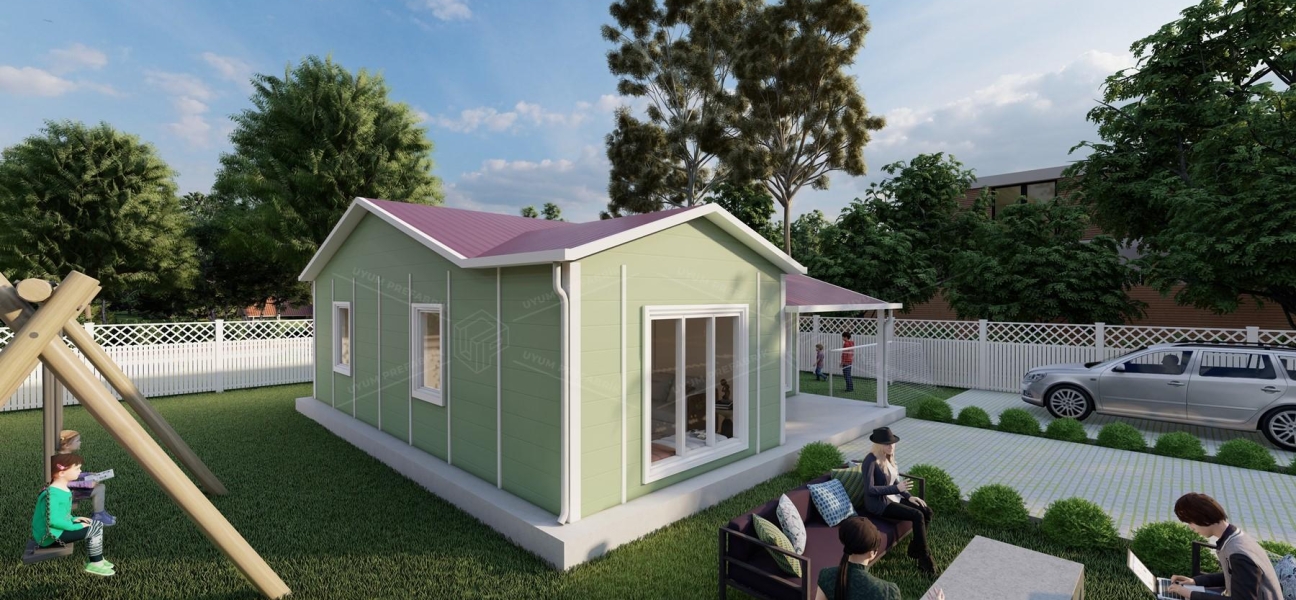68m² Tek Katlı Prefabrik Ev 
