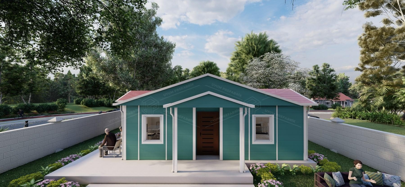 72m² Bandırma Single Storey Prefabricated House