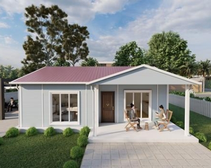 74m² Tek Katlı Prefabrik Ev 