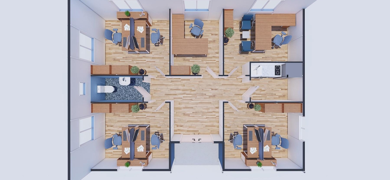 78m² Prefabricated Office Building