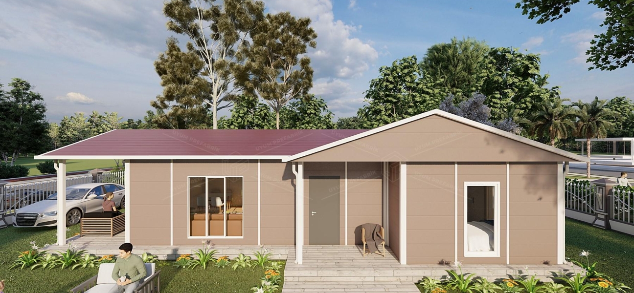 80m² Tek Katlı Prefabrik Konut
