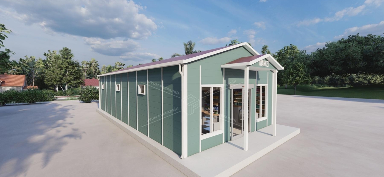 81m² Prefabricated Market Building