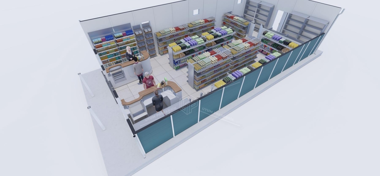 81m² Prefabricated Market Building