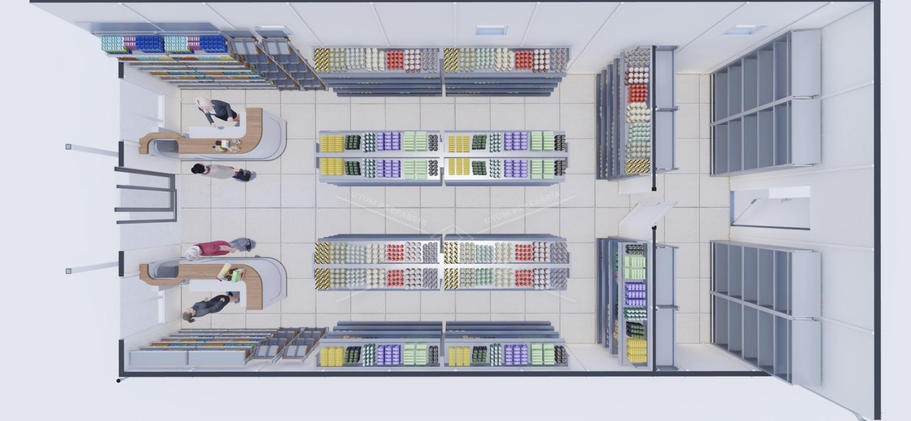81m² Prefabricated Market Building
