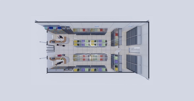 81m² Prefabricated Market Building