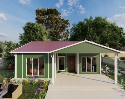 85m² Abant Tek Katlı Prefabrik Ev 