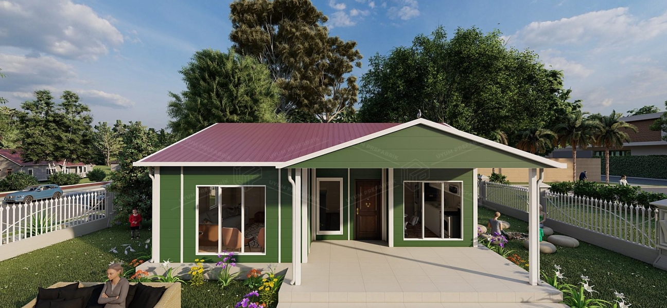 85m² Tek Katlı Prefabrik Konut