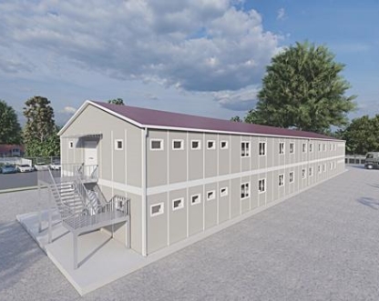 900m² (450+450) Prefabricated Dormitory Building