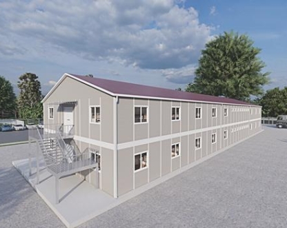 925m² (462,5+462,5) Prefabrik Yatakhane Binası 925m² (462,5+462,5) Prefabrik Yatakhane Binası