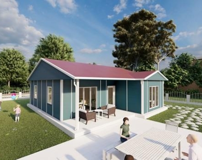 92m² Tek Katlı Prefabrik Ev 