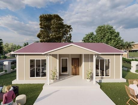 96m² Tek Katlı Prefabrik Ev  96m² Tek Katlı Prefabrik Ev