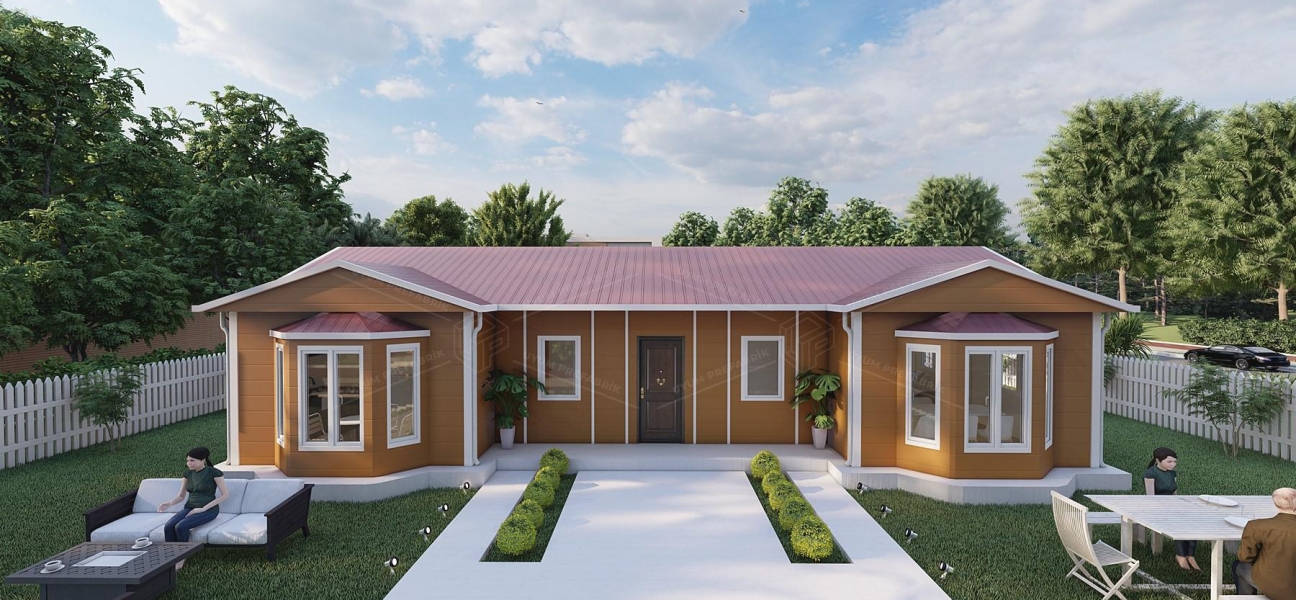 98m² Olimpos Single-Storey Prefabricated House