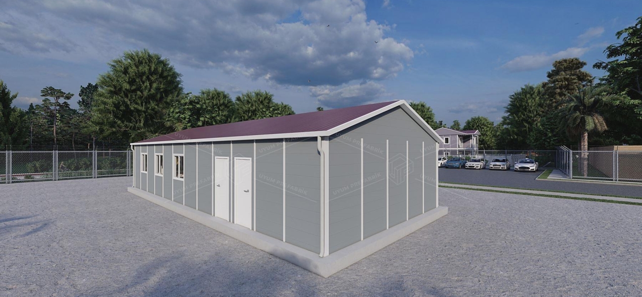 98m² Prefabricated Dining Hall Building