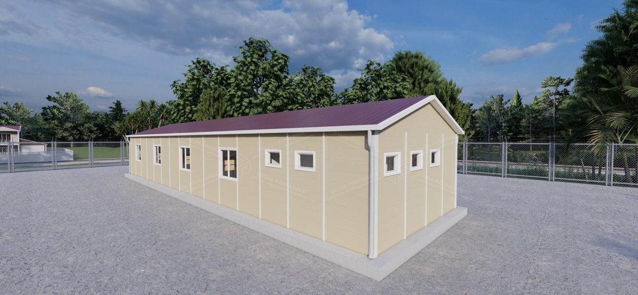 99m² Prefabricated Dormitory Building