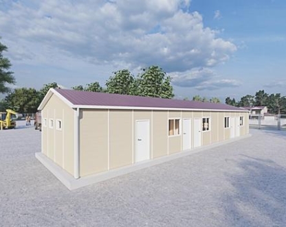 99m² Prefabrik Yatakhane Binası