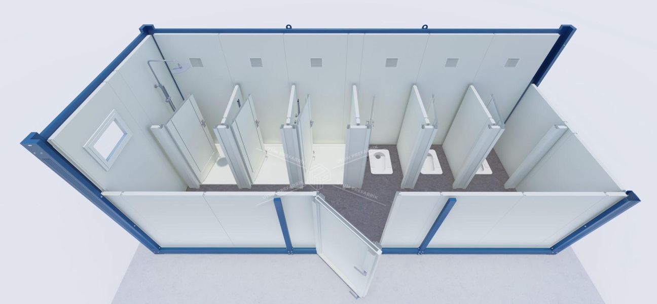 UP-1 WC-Duş Konteyner