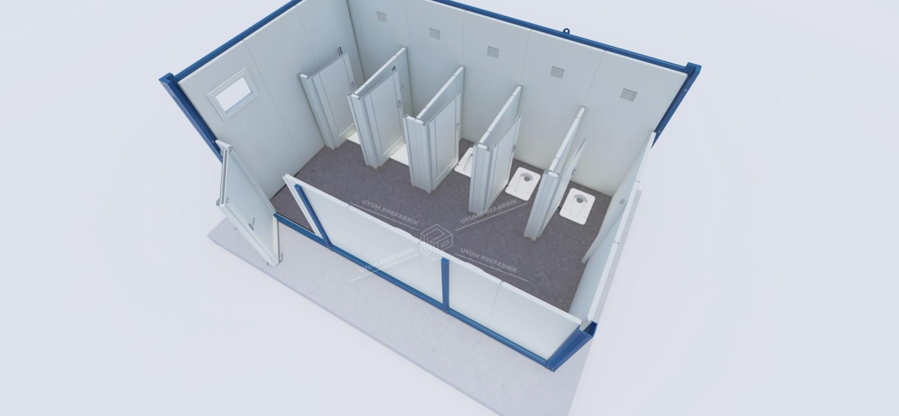 UP-2 WC-Shower Container