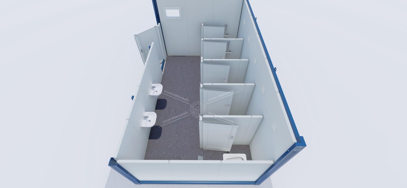 UP-2 WC-Shower Container