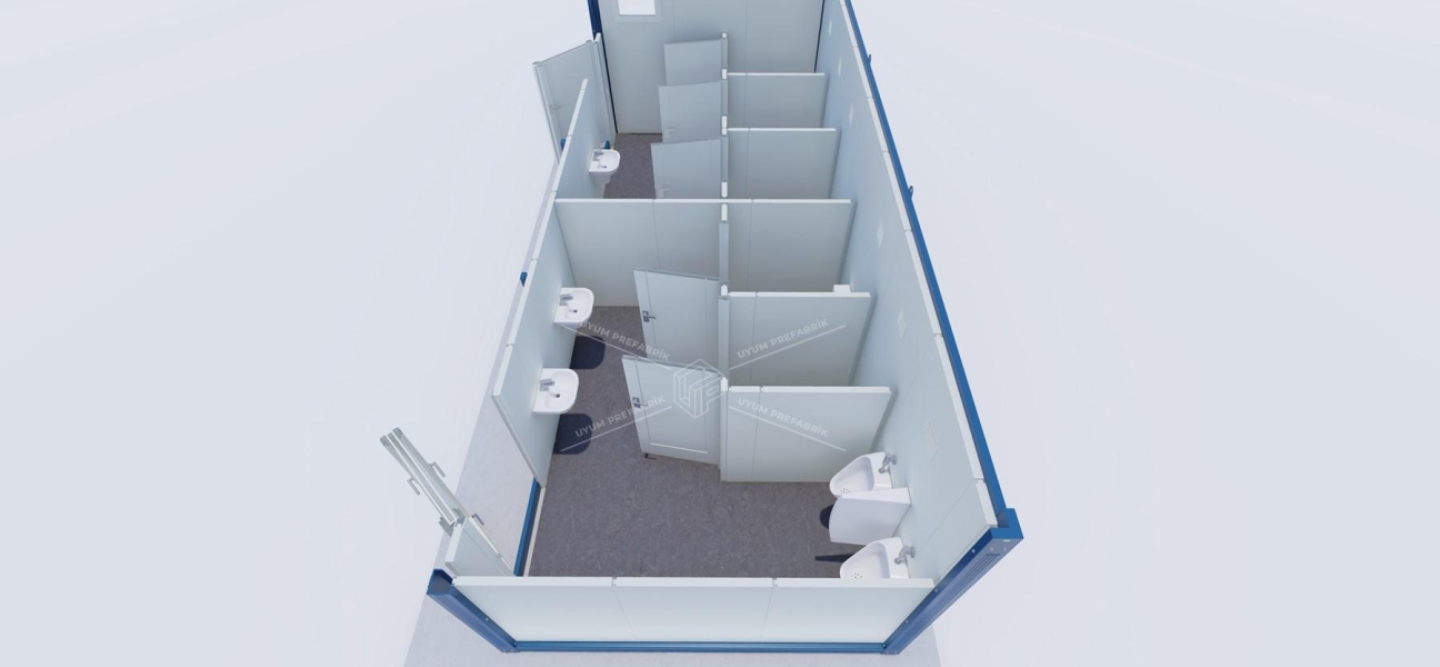 UP-3 WC-Duş Konteyner