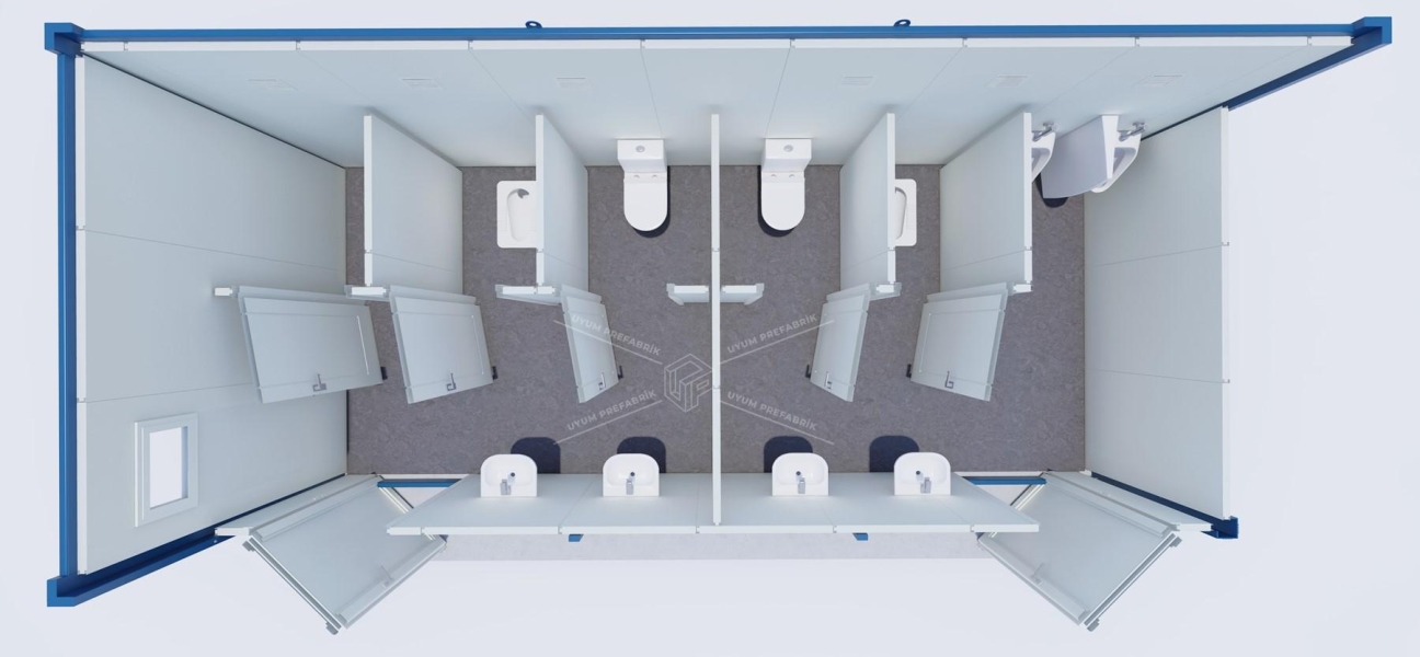 UP-3 WC-Shower Container