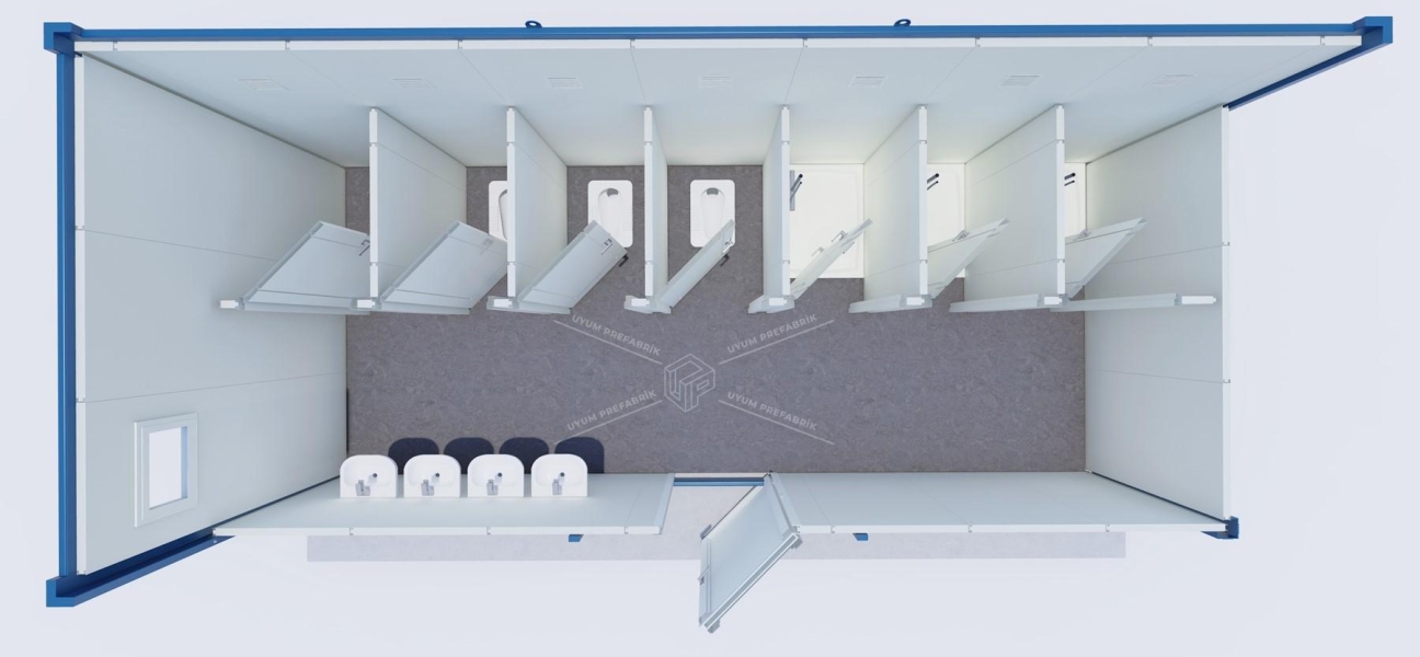 UP-4 WC-Duş Konteyner