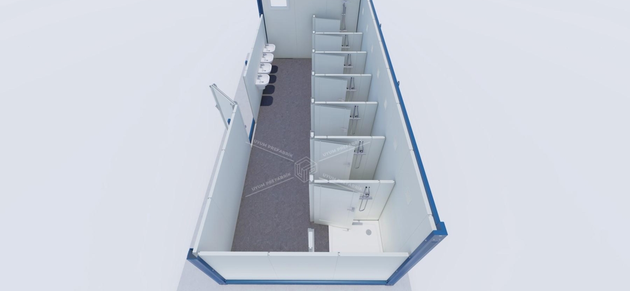 UP-5 WC-Duş Konteyner