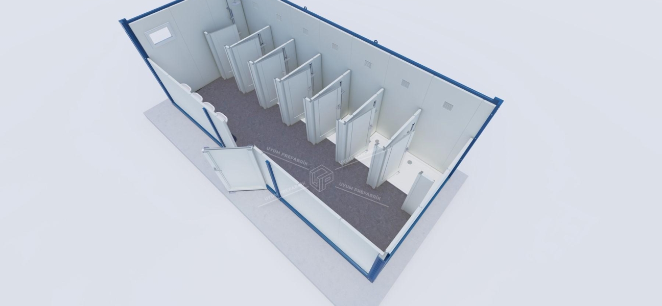 UP-5 WC-Shower Container