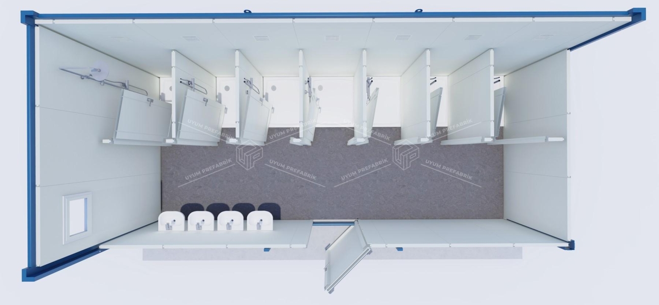 UP-5 WC-Shower Container