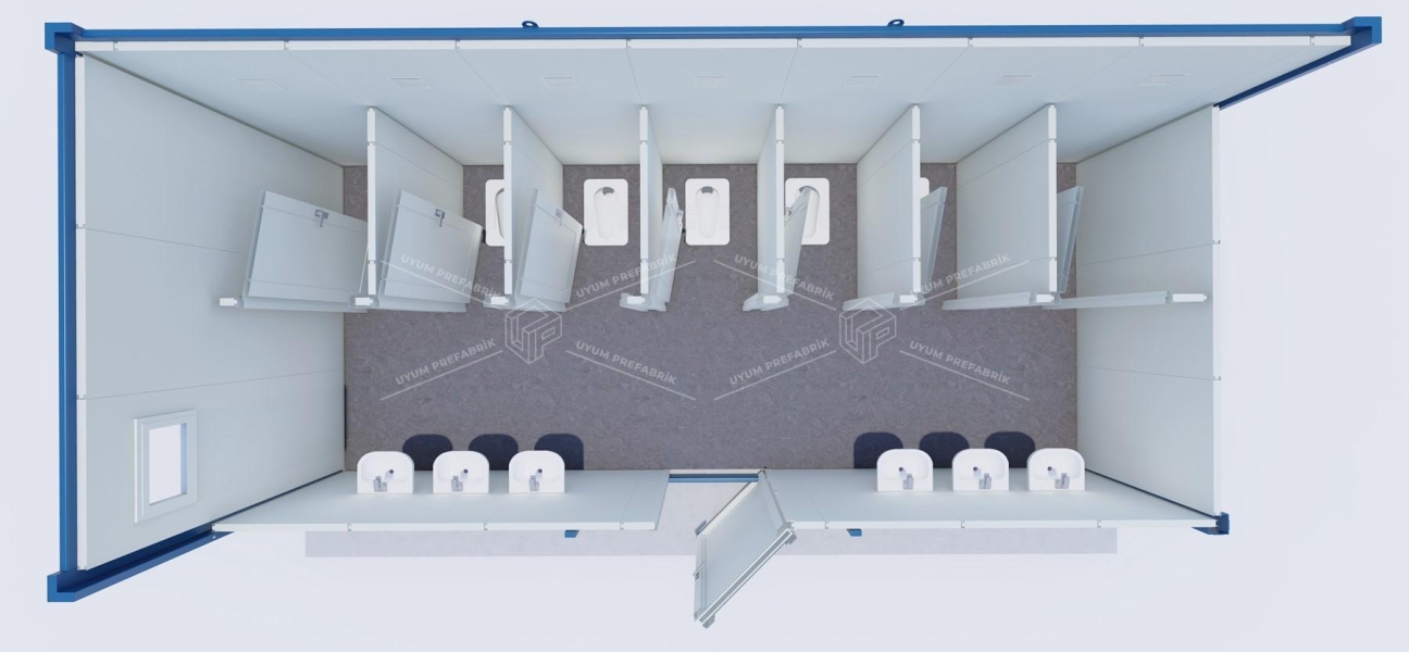 UP-6 WC-Duş Konteyner