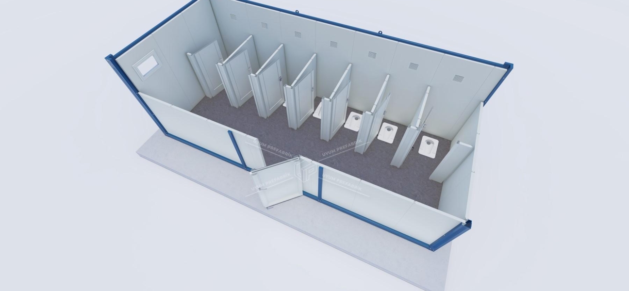 UP-6 WC-Shower Container