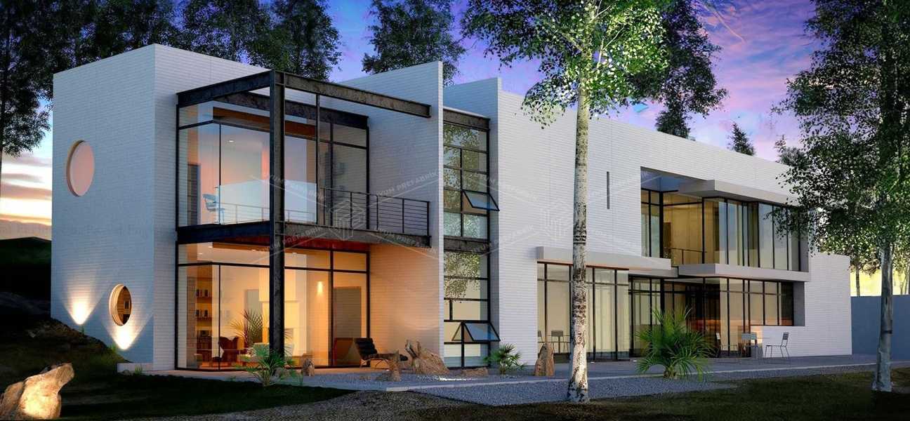 UP-9 Steel Modern Office Building