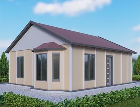 UP200 Selemen 64m² Single-Storey Steel House