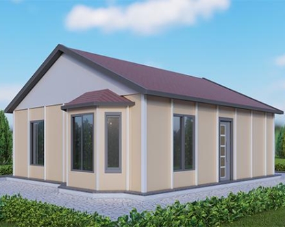 UP200 Selemen 64m² Tek Katlı Çelik Ev  UP200 Selemen 64m² Tek Katlı Çelik Ev