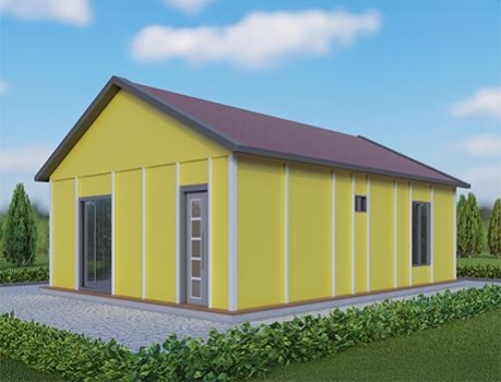 UP202 Kestel 70m² Tek Katlı Çelik Ev  UP202 Kestel 70m² Tek Katlı Çelik Ev