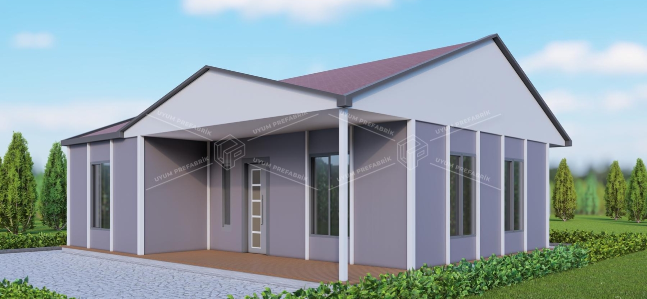 UP203 Beyşehir 100m² Single-Storey Steel House