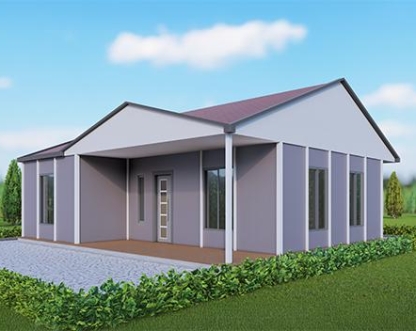 UP203 Beyşehir 100m² Single-Storey Steel House