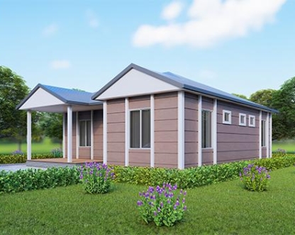 UP204 Side 105m² Tek Katlı Çelik Ev UP204 Side 105m² Tek Katlı Çelik Ev