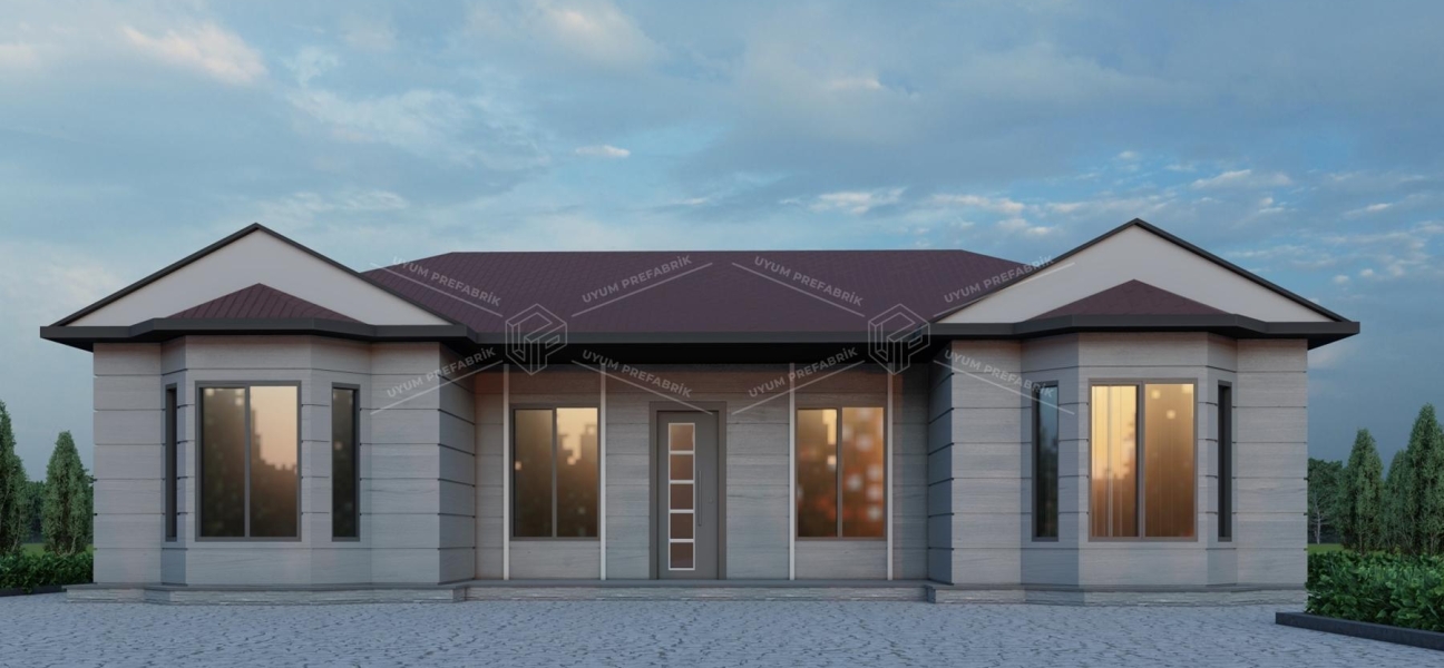 UP205 Ayder 110m² Single-Storey Steel House
