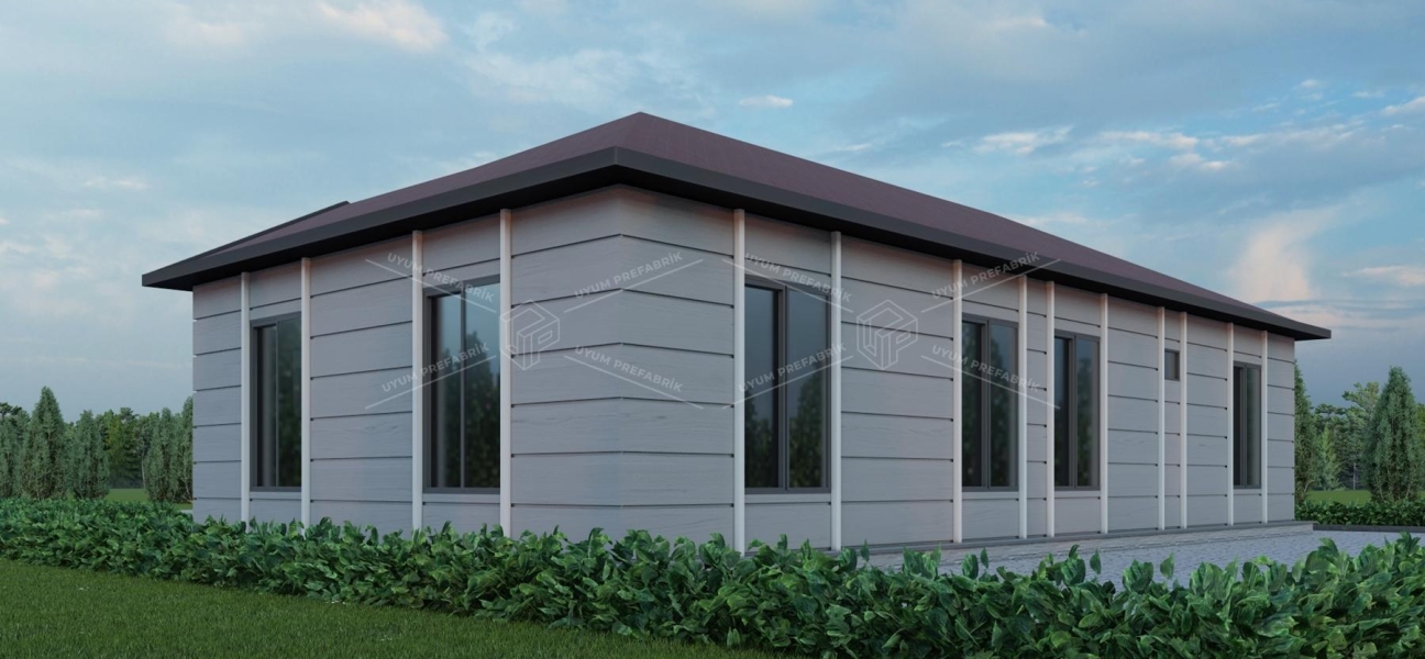 UP205 Ayder 110m² Single-Storey Steel House