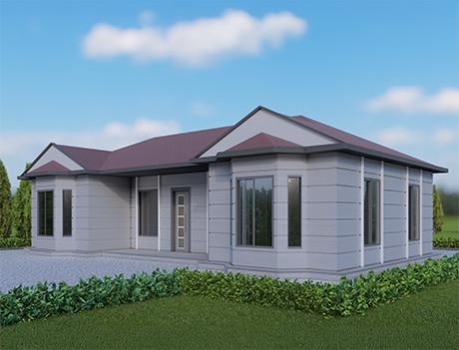 UP205 Ayder 110m² Tek Katlı Çelik Ev  UP205 Ayder 110m² Tek Katlı Çelik Ev