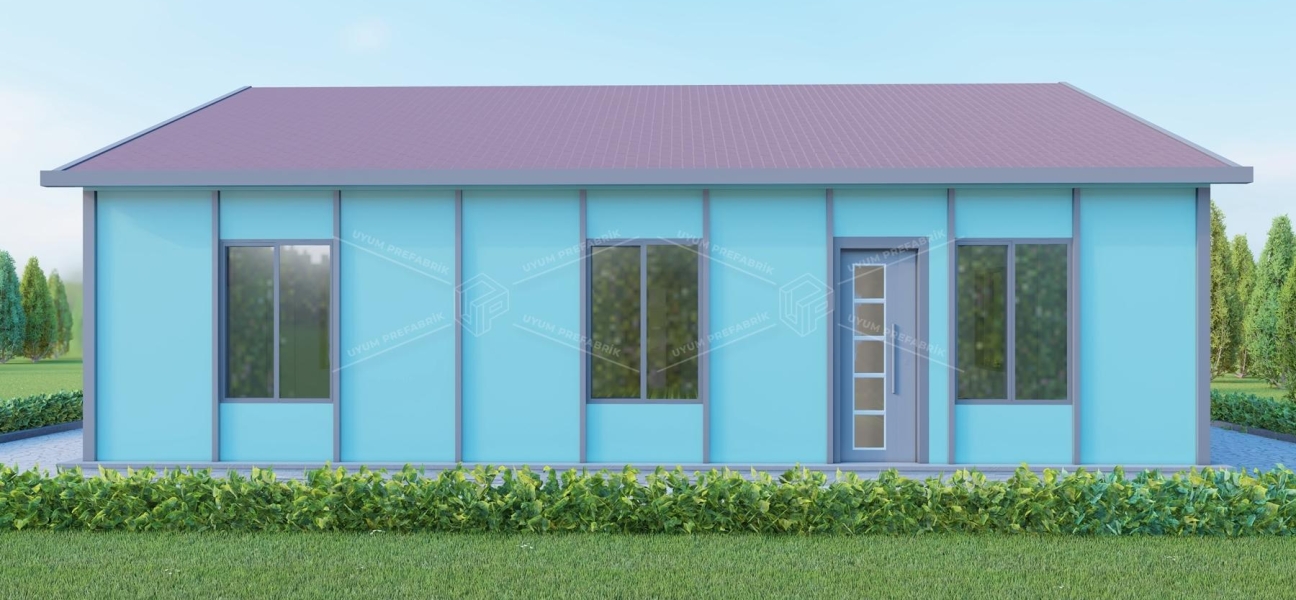 UP206 Salda 115m² Tek Katlı Çelik Ev UP206 Salda 115m² Tek Katlı Çelik Ev