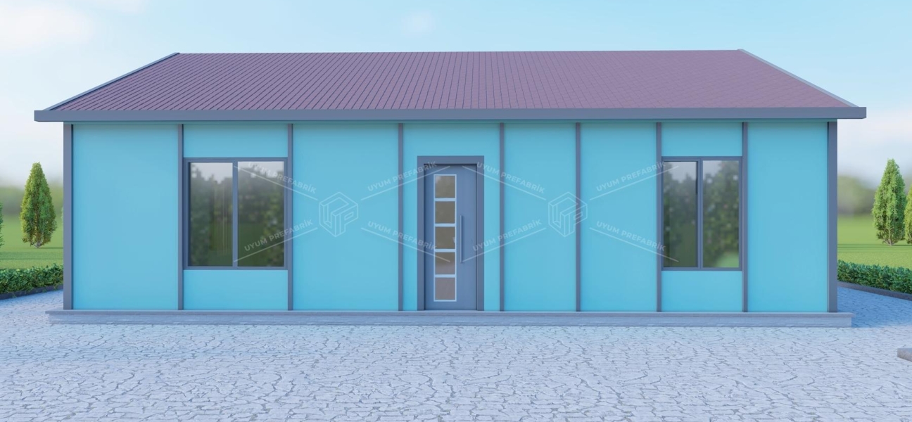 UP206 Salda 115m² Tek Katlı Çelik Ev UP206 Salda 115m² Tek Katlı Çelik Ev