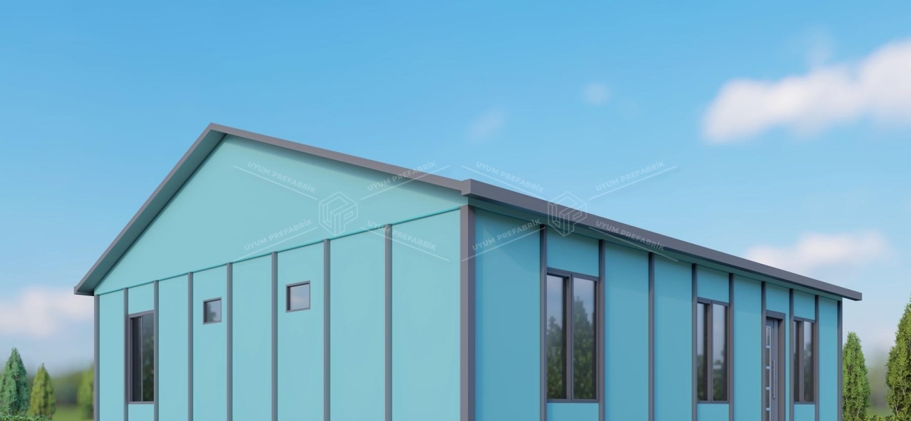 UP206 Salda 115m² Tek Katlı Çelik Ev UP206 Salda 115m² Tek Katlı Çelik Ev