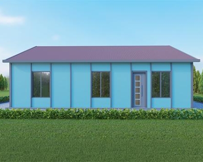 UP206 Salda 115m² Tek Katlı Çelik Ev UP206 Salda 115m² Tek Katlı Çelik Ev