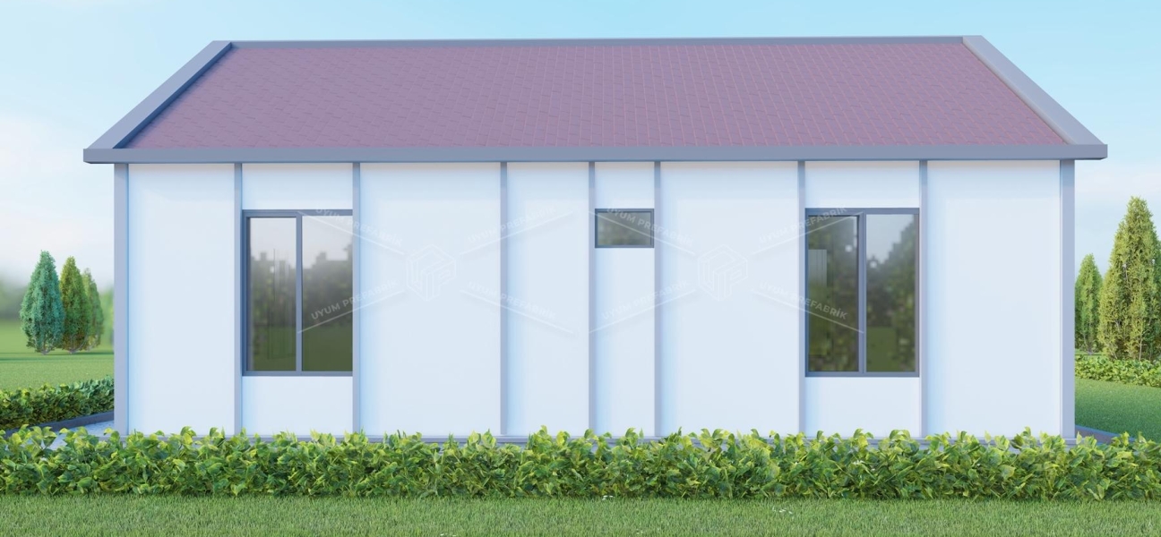 UP207 Manyas 60m² Tek Katlı Çelik  UP207 Manyas 60m² Tek Katlı Çelik