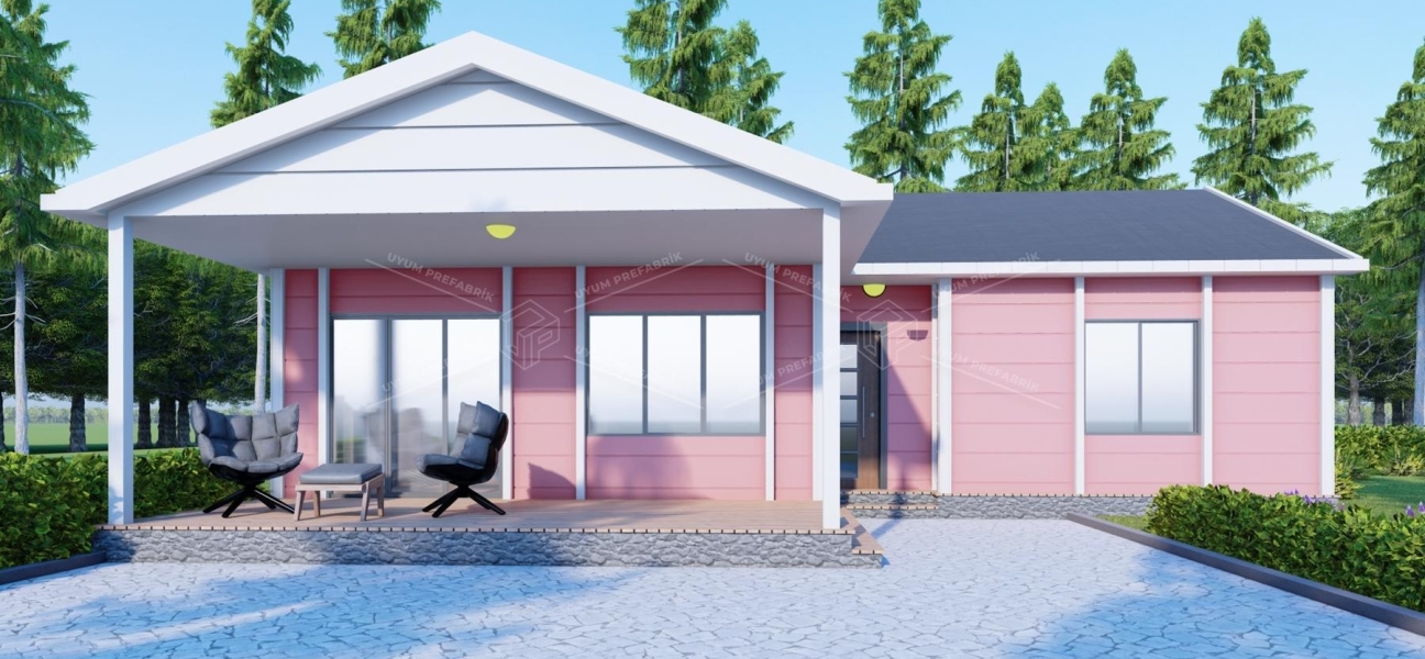 UP208 Fethiye 171m² Tek Katlı Çelik Ev  UP208 Fethiye 171m² Tek Katlı Çelik Ev