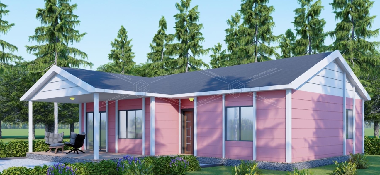 UP208 Fethiye 171m² Tek Katlı Çelik Ev  UP208 Fethiye 171m² Tek Katlı Çelik Ev