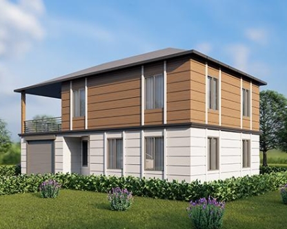 UP209 KÜMBET 205m² Çift Katlı Çelik Ev UP209 KÜMBET 205m² Çift Katlı Çelik Ev