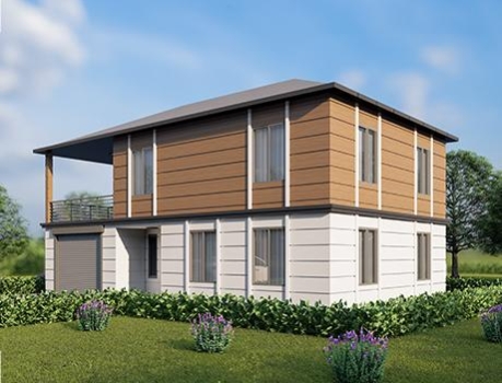 UP209 KÜMBET 205m² Çift Katlı Çelik Ev UP209 KÜMBET 205m² Çift Katlı Çelik Ev